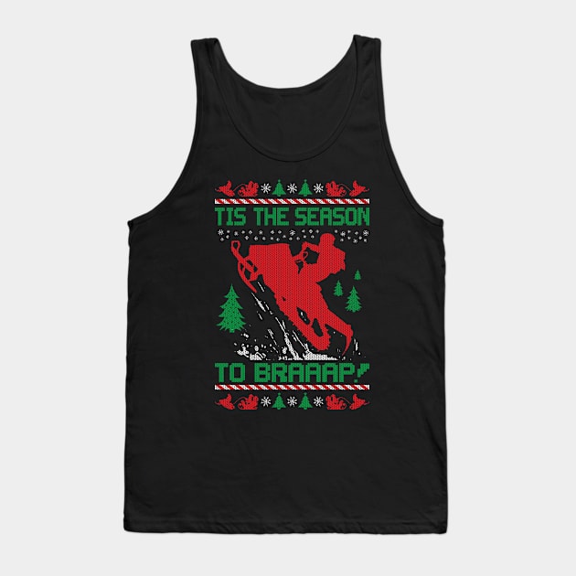 Snowmobile Season Rider Tank Top by OffRoadStyles